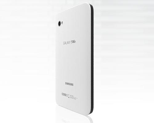 Samsung Galaxy Tab schräckhinten ansicht