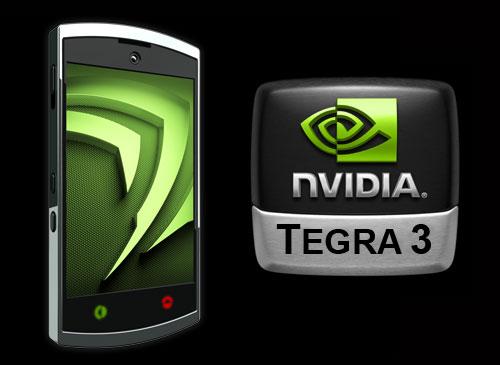 Nividia Tegra 3 Logo und Handy