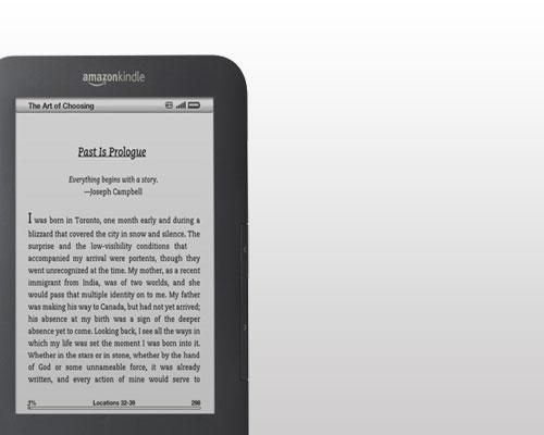 Amazon Kindle Grau Frontansicht