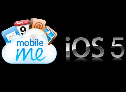 iOS 5 und Mobilme Logo
