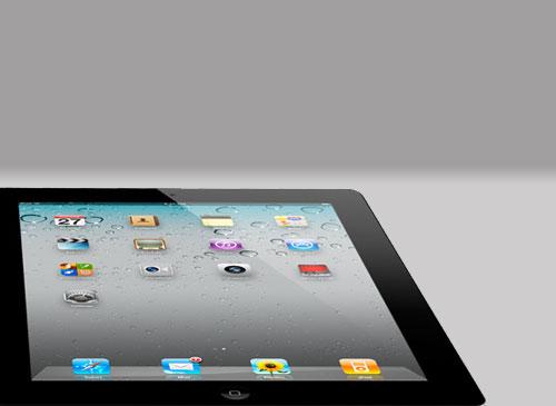 Apple iPad 2 Frontansicht liegent