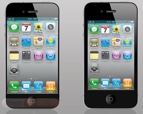 iPhone 4 und iPhone 5 vergeleich
