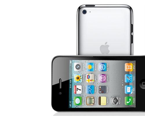 iPhone 5G Liegent auf der Seite