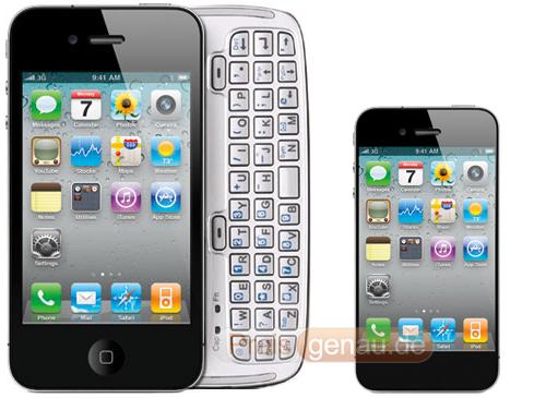 iPhone 5 nano und iPhone 5 Tastatur