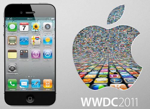 iPhone 5 und Apple Logo WWDC