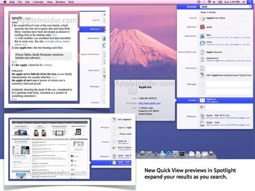 MacOS X Lion Quick View Funktion