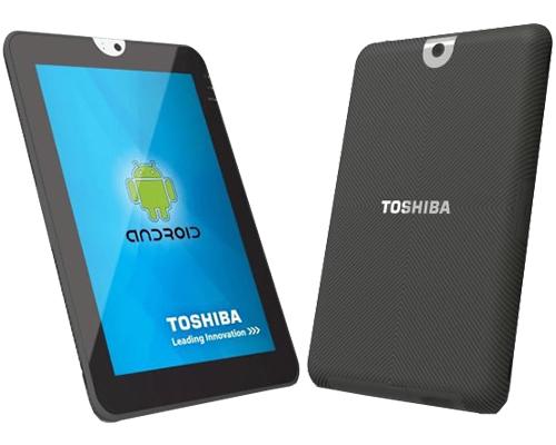 Toshibar Tab Front-Rückseiten ansicht