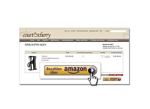 Amazon neuer Bestelbutten