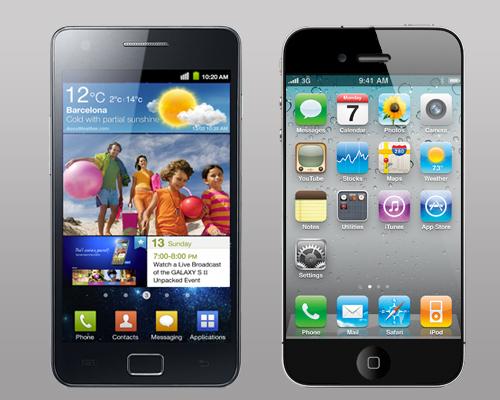 Samsung Galaxy S2 VS iPhone 5