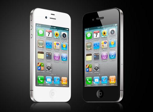 iPhone 4 schwarz & weiß