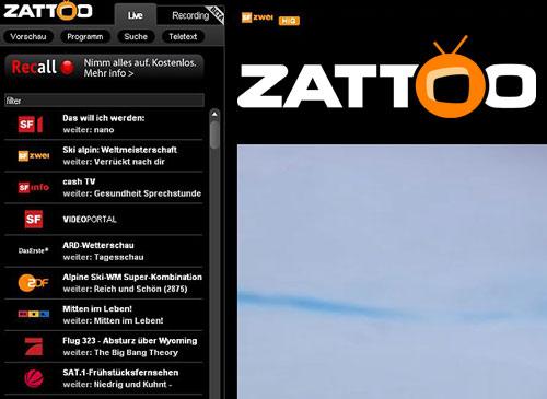 Zattoo erweitert Programmangebot