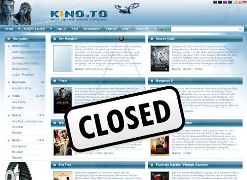Kinos.to geschlossen