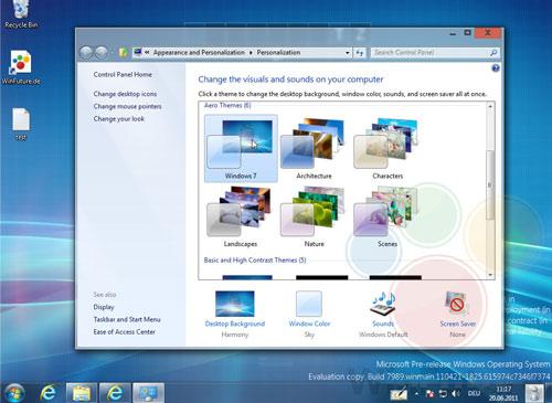 Windows 8 Optionen
