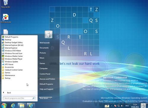 Windows 8 Optionen