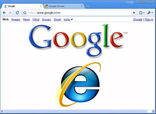 Google Chrome vs Internet Explorer