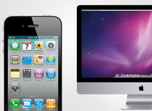 Apple iPhone und iMac