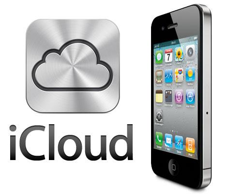 iPhone 4G und iCloud logo
