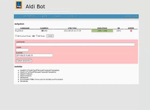 Aldi Bot Screenshot