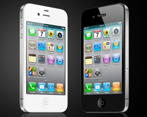 iPhone 4 Schwarz und Weiß
