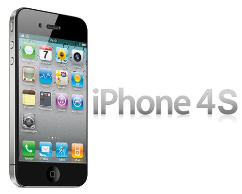 iPhone 4S seitenansicht Logo