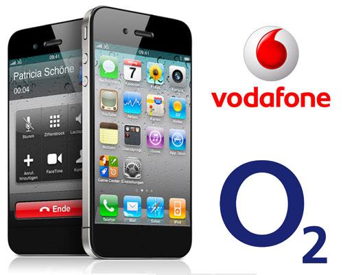 iPhone 5 Vodafone Logo O2 Logo
