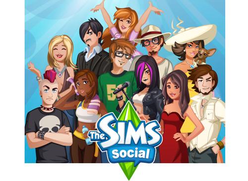 Sims Social  Startbild Facebookspiel