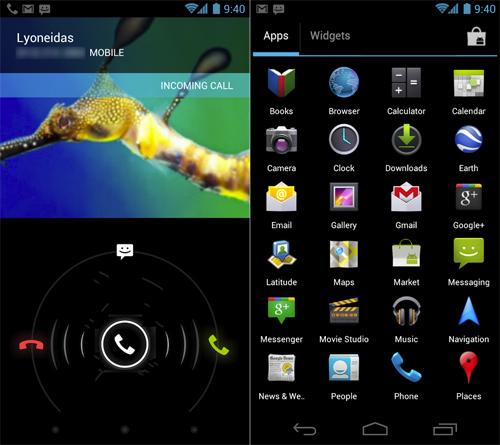 Android 4.0 Screenshots