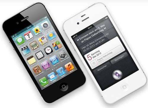 iPhone 4S Weiß und Schwarz