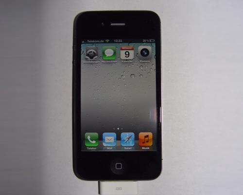 iPhone 4S mit Lade kabel