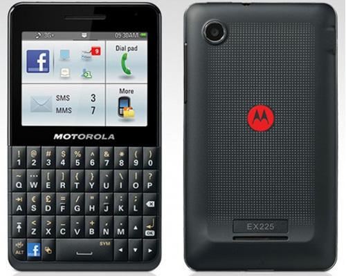 MotoKey Social Facebook handy Motorola