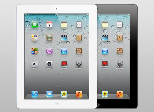 iPad 2 schwarz weiß