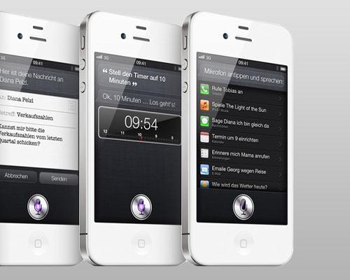 iPhone 4 Weiß mit Siri