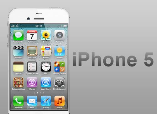 iPhone 5 und logo