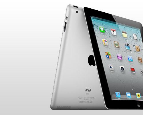 iPad 2 Schwarz forder rückseite