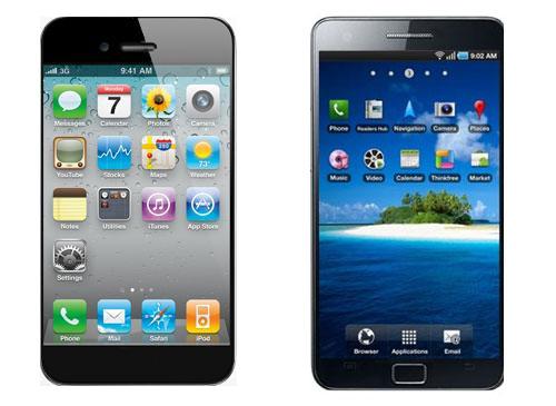 iPhone 5 vs Samsung galaxy S3