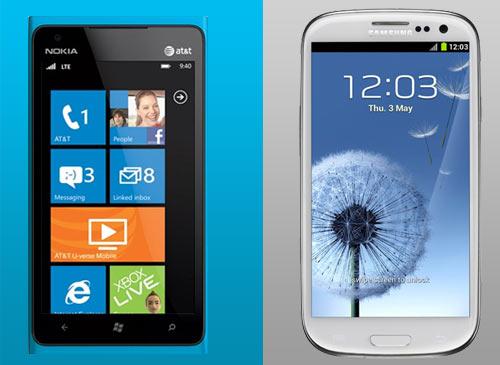 Nokia Lumia 900 Vs Samsung Galaxy S3 