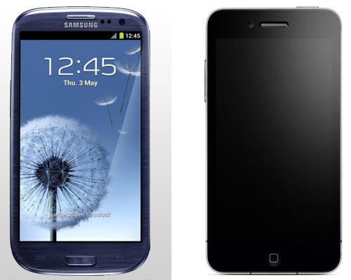 Samsung galaxy S3 VS Apple iPhone 5 2012