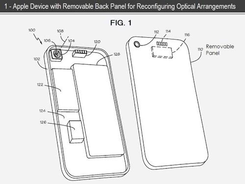 Apple iPhone Rückseiten Patent