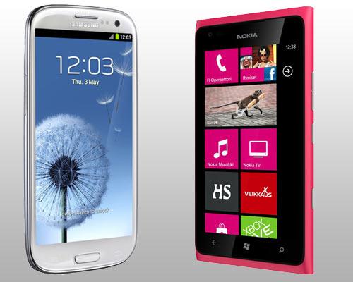 Samsung Galaxy S3 Vs Nokia Lumia 900