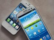 iPhone 5 und Samsung Galaxy