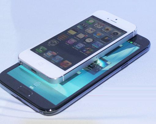 Samsung Galaxy Note 2 und Apple iPhone 5: