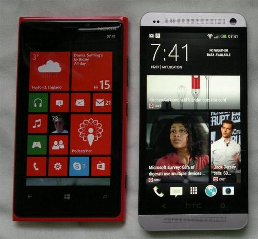 HTC One vs. Nokia Lumia 920