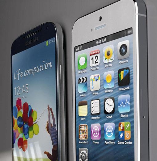 Samsung Galaxy S4 vs. iPhone 5