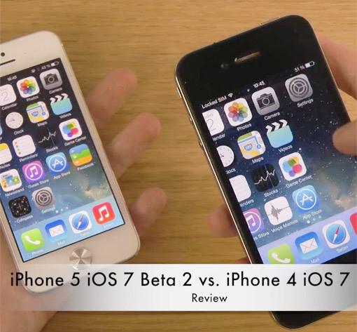 iPhone 5 & iPhone 4 mit Apple iOS 7