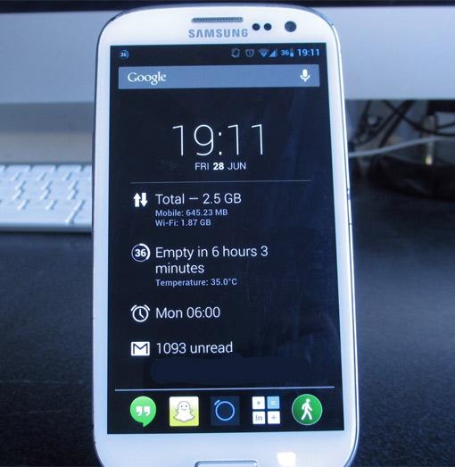 Samsung Galaxy S3: Android 4.3 Update