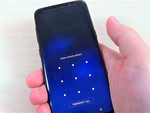 Samsung Galaxy S8 Passwort Muster