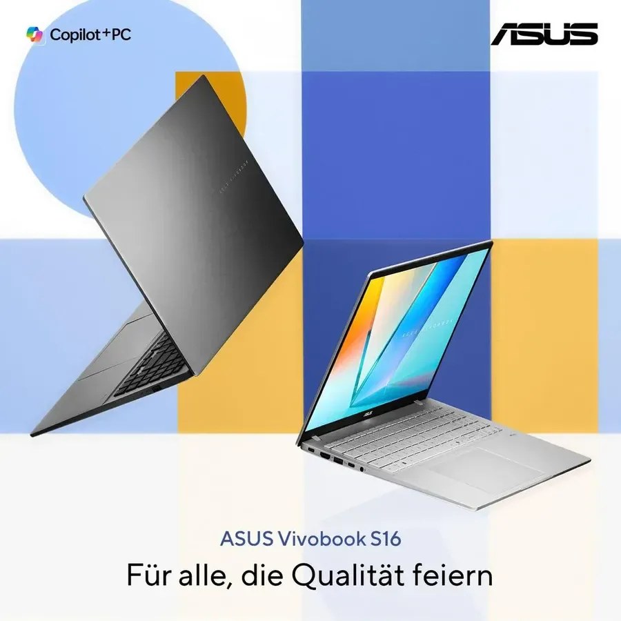 Asus Vivobook S 16 OLED Snapdragon X2E-88-100 32 GB RAM 1 TB SSD Win11 Home Mist Blue