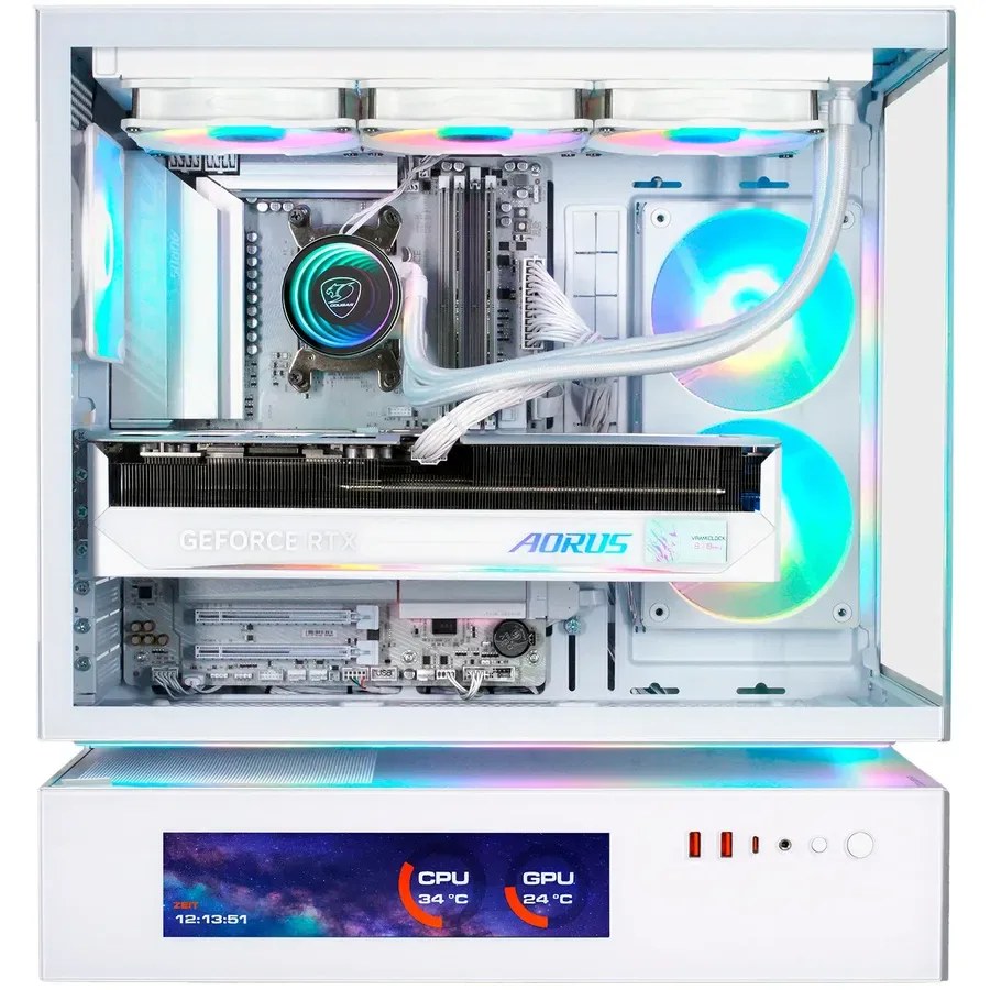 Cougar CFV235 Vision Gaming-PC Ryzen 7 9850X3D 4,2 GHz 64 GB RAM 2 TB SSD GeForce RTX 5080 16 GB Windows 11 Home